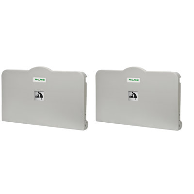 Alpine Industries Compact Baby Horizontal Changing Station -  411-E-2PK