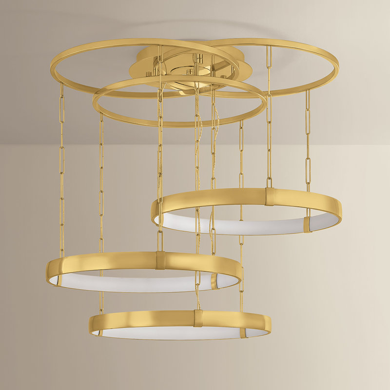 Vernazza Flush Mount, 77.75" H x 38" W x 38" D