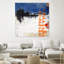 «Midnight Rise Ii», reproduction d'art sur toile géante 54 po x 54 po-59885023