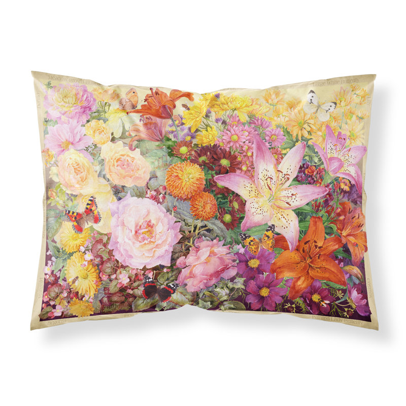 Taie d’oreiller floral automne