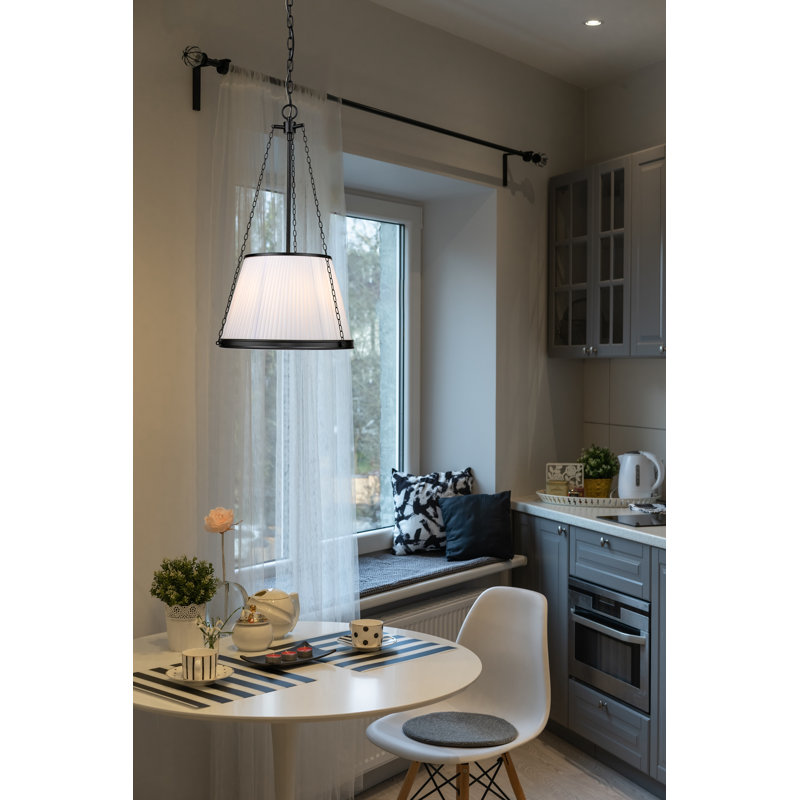 Michiel 18 inch 5 Light Pendant, Matte Black
