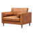 Light Brown Genuine Leather selected