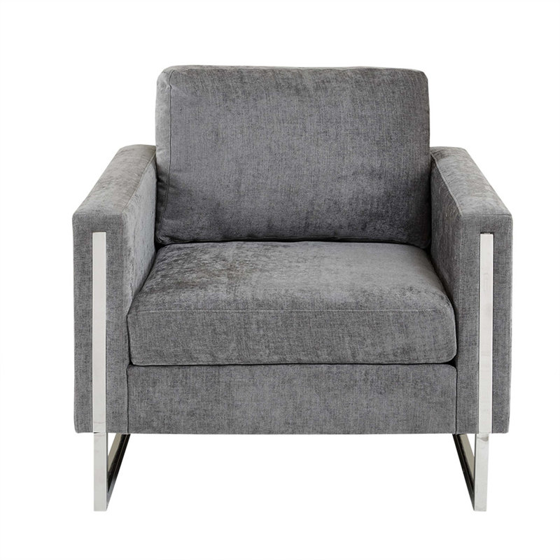 Fauteuil d'appoint, Polyester gris