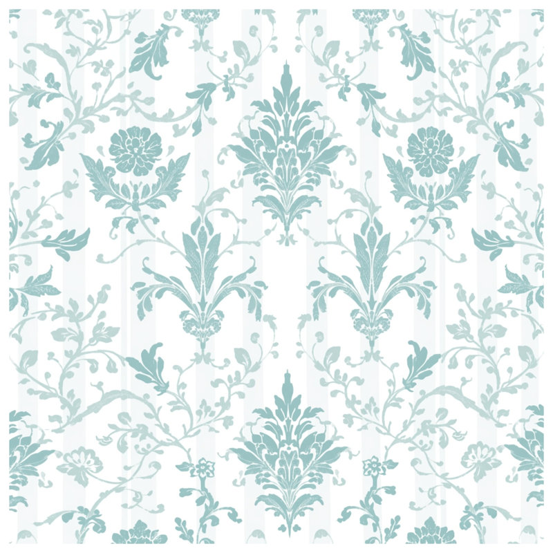 Couvertures florales à motif damassé, 50in W x 60in H