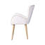 Beige Boucle & Oak Finish Side Chair,Set Of 2