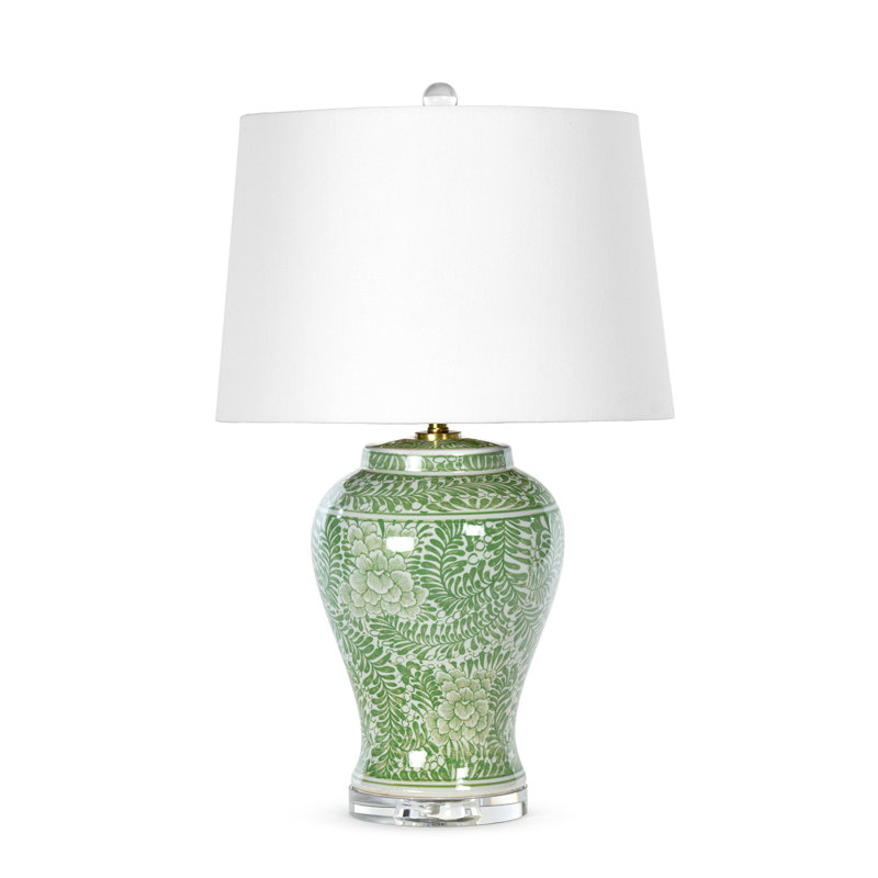 Faye Ceramic Table Lamp (Green)