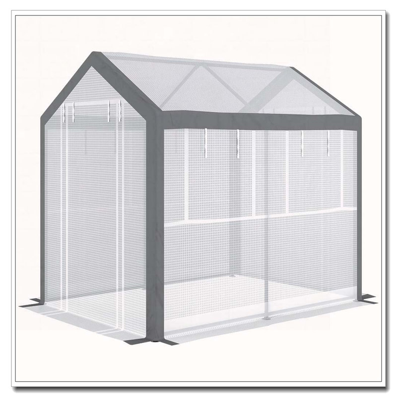Serre de jardin 8 pi x 6 pi x 7,5 pi Outsunny