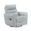 Fauteuil inclinable et oscillant en cuir Aqua-134376011