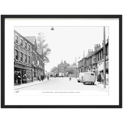 Eastwood, Nottingham Road C1955 - Single Picture Frame Print