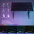 Eureka Ergonomic Music Sensing RGB LED Glass Gaming Desk