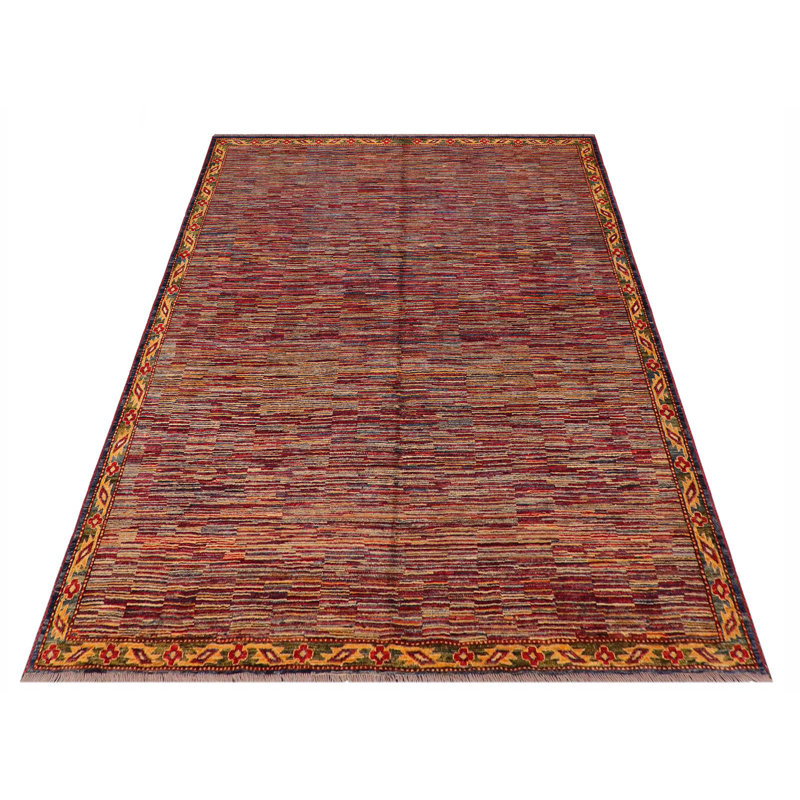 Baeugris Wool Striped Rug