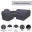 Ensemble de conversation en osier pour l'extérieur Dzion