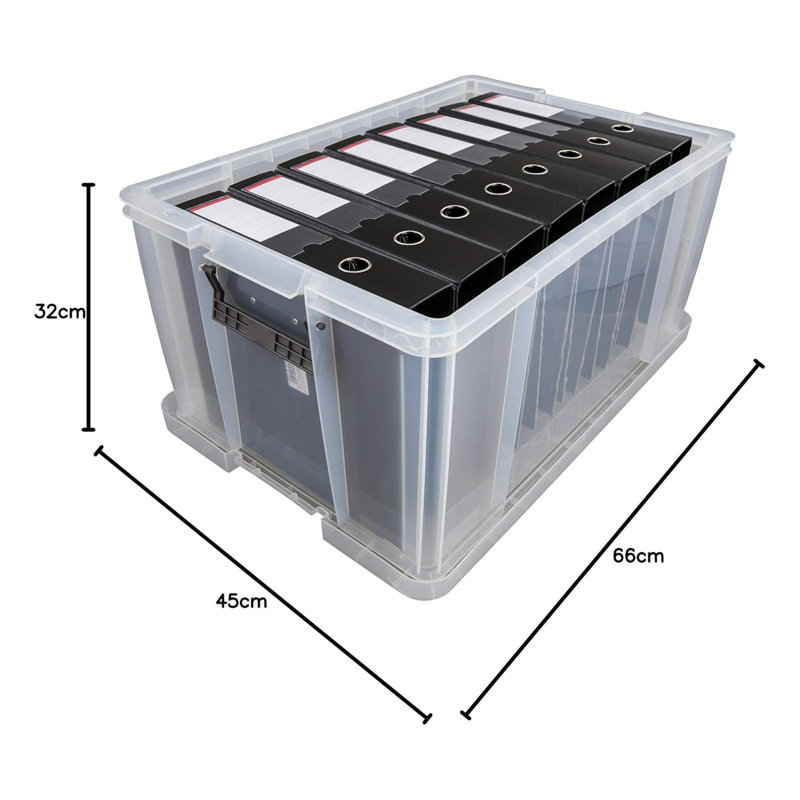 Whitefurze Spacemaster Maxi Storage Box, 70 Litre