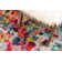 Tapis multicolore à motif abstrait Hashimoto