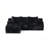 Cloud Sectional Couch In Two Boxes, Compressed Modular Sectional Sofa With Deep Seat-1535684994