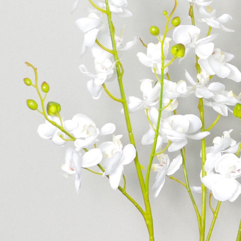 Plastic, Silk Artificial Arrangement in Pot