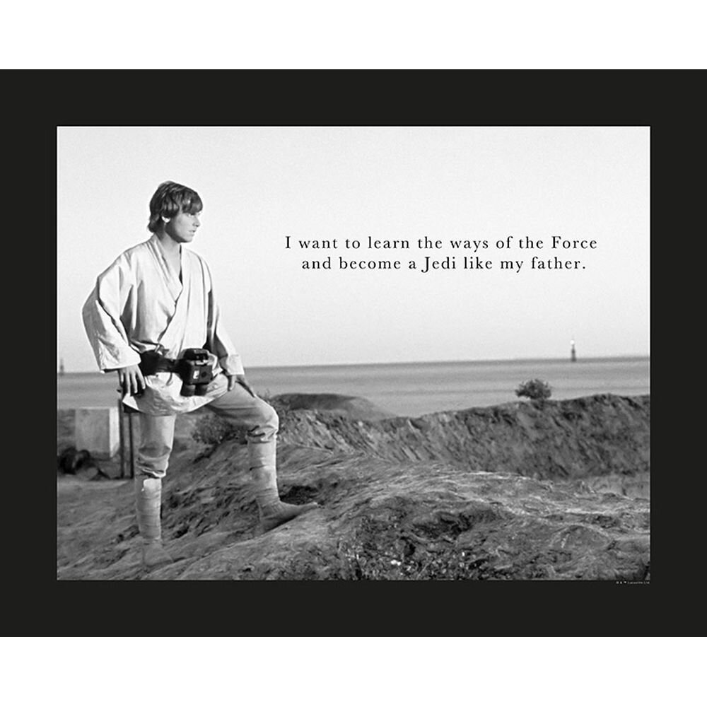 Poster Star Wars Luke Quote