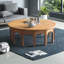 Table basse minimaliste en bois massif Wabi-sabi-109974901