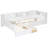 Wood Twin Size L-shaped Platform Bed with Trundle and a Drawer, White(Old SKU:N7090001045K, Expected Arrival Time: 12.18)-619341164