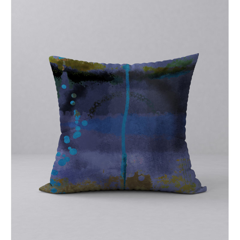 Housse de coussin et insert de coussin carré Leighanne, H 20 po x l 20 po x p 5 po