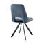 Chaise d'appoint en velours acier-292808677