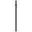 Vidaxl Patio Gate Lockable Black Aluminium-113055198