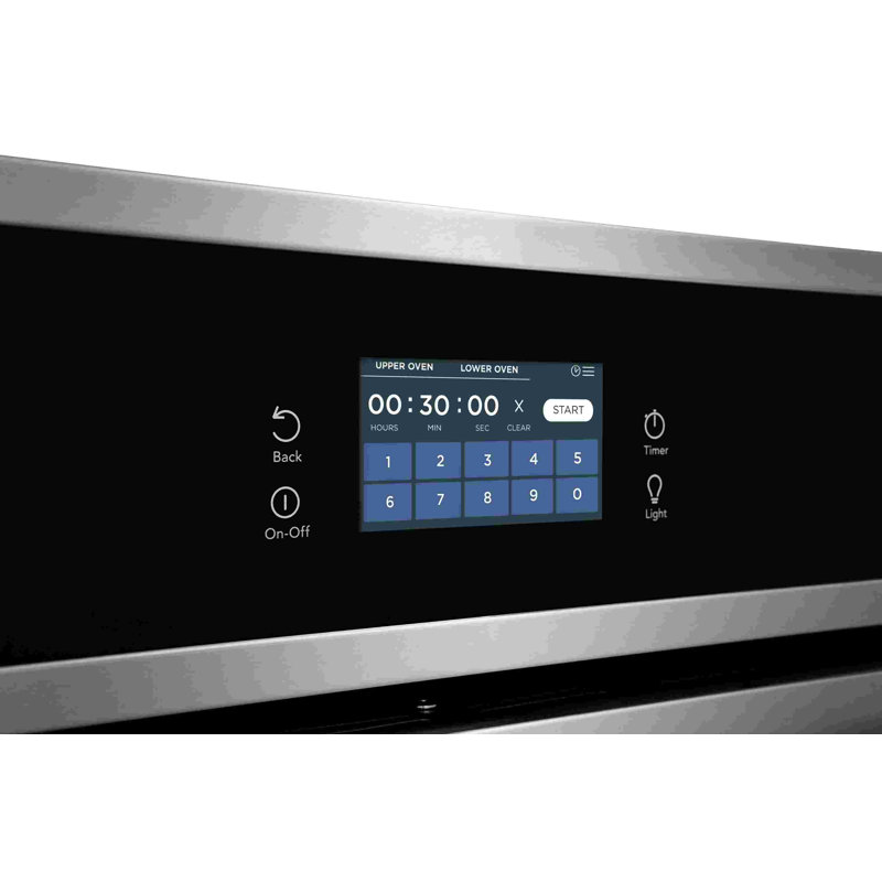 27" 7.6 cu. ft Self-Cleaning Convection Double Wall Oven, Stainless Steel