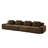 153" Modern Modular Sectional Sofa