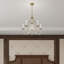 Lustre traditionnel à 5 lumières de style bougie avec détails en cristal Hauppauge-1339537530