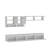 Toronto Modular Entertainment System with Multiple Customizable Layout Floating Media Console -1325695061