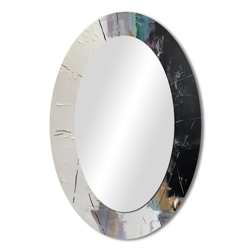 Miroir mural mauve moderne Modern, 36 po x 24 po