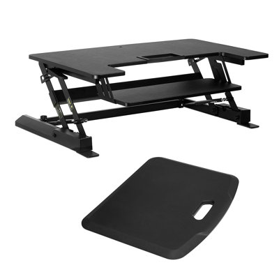 Adjustable Height Plastic / Acrylic Steel Standing Desk Converter