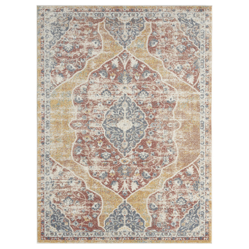 Gerzon Oriental Indoor Rug, Rectangle 6' x 9'