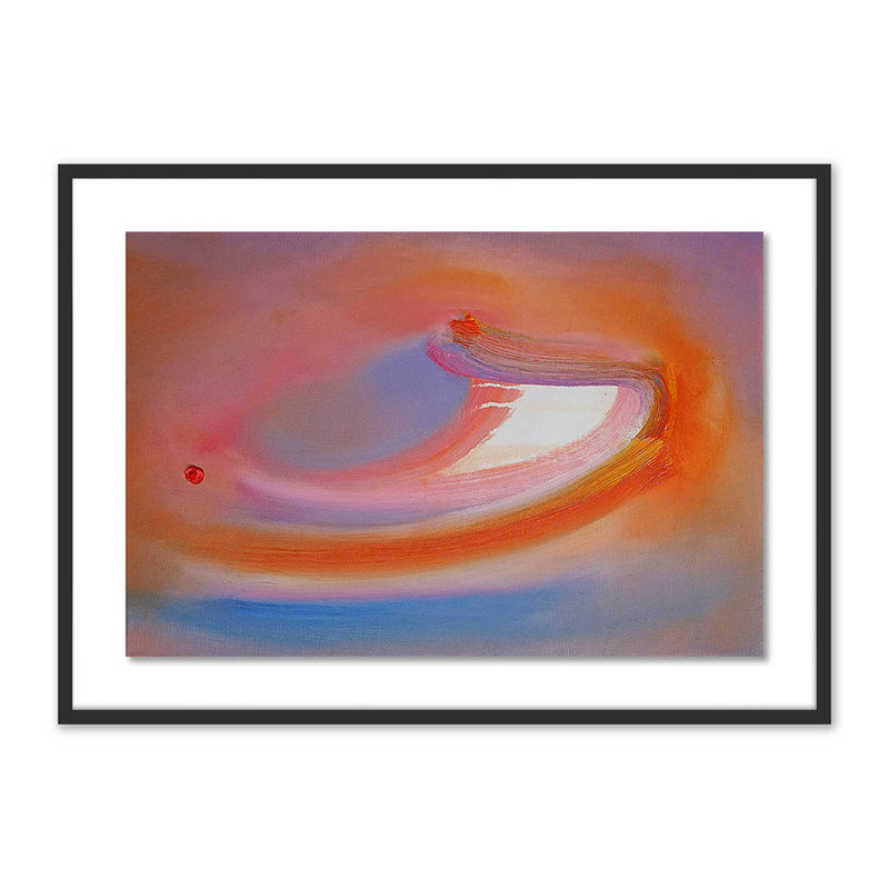 Dodgem Print by Charles Stuart, Black, 29" H x 40" W x 2.5" D