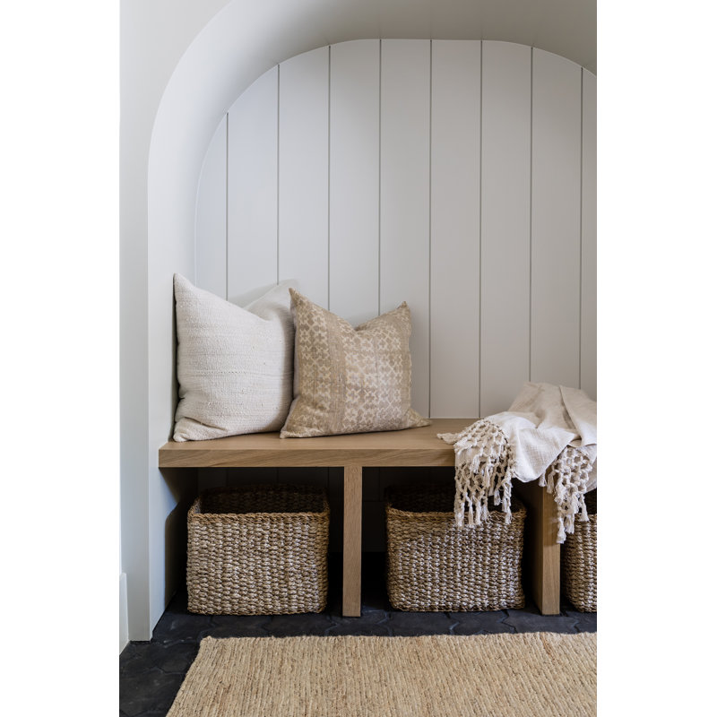 Pure Salt By Momeni Torquay Soumak Machine Weave Jute And Wool Natural Area Rug 6' X 6' Round, Brown, Runner 2'6" x 8'
