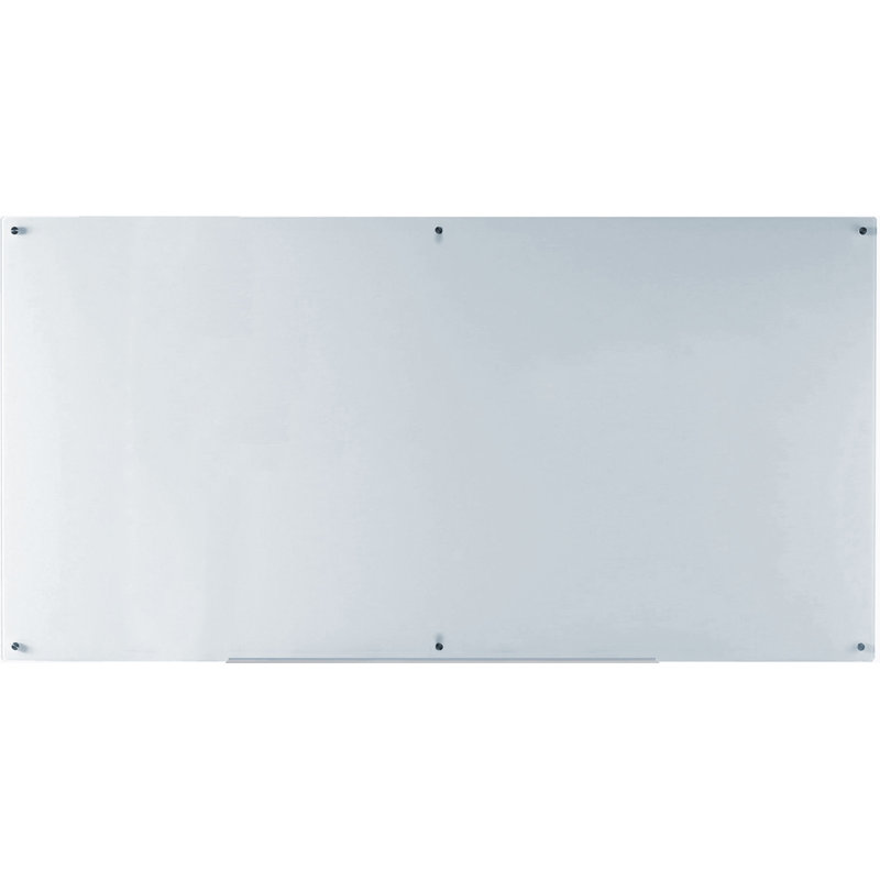 Audio-Visual Direct Non-Magnetic Glass Dry-Erase Board, 36" x 72"