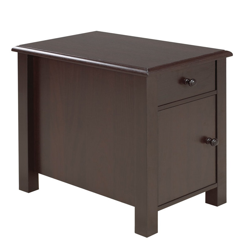 Table d'appoint Demeir, cerisier foncé