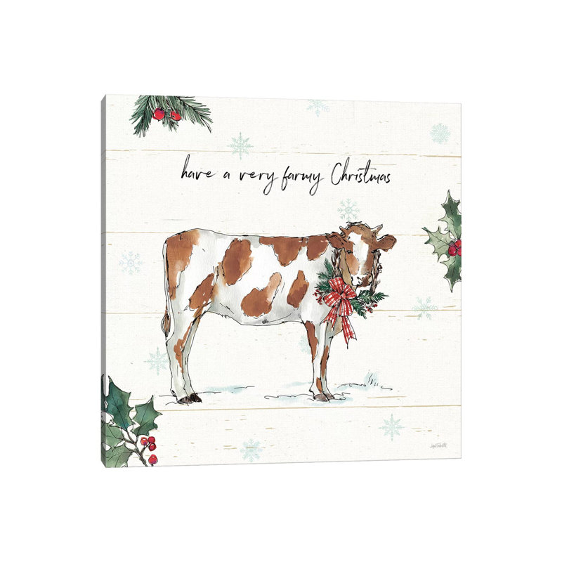 Holiday On The Farm III by Anne Tavoletti - Wrapped Canvas Print, 66.04cm H x 66.04cm W