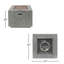 Square Iron Fire Pit-50 000 Btu-2051162144