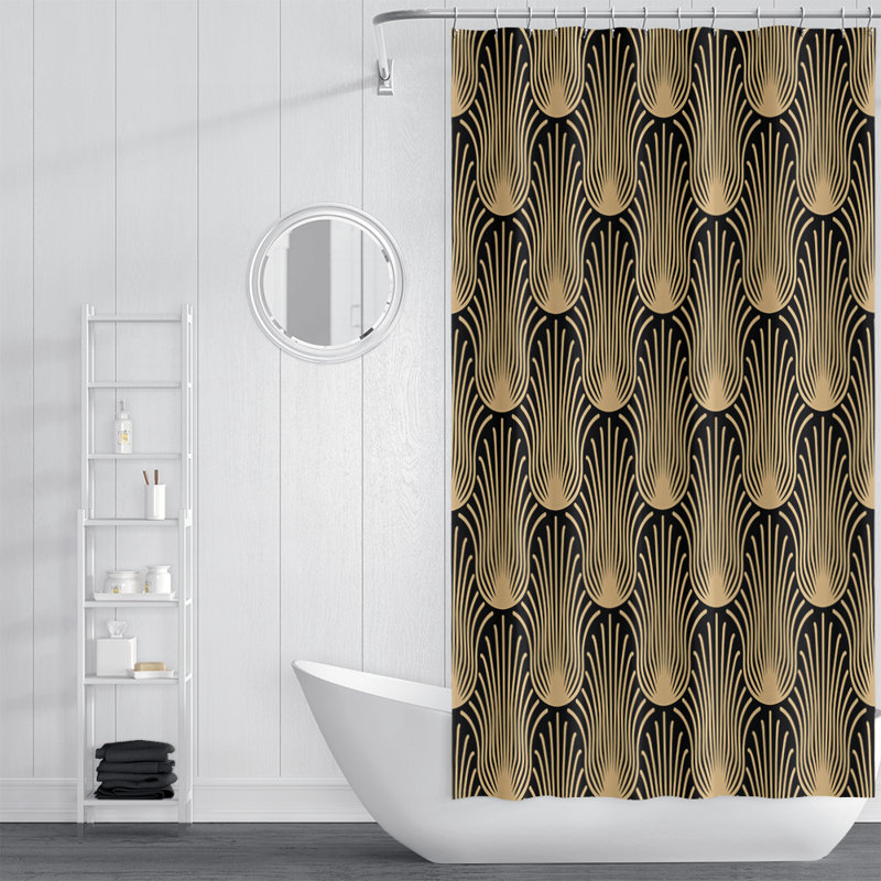Rideau de douche simple, L 70 po x H 72 po