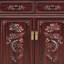 Nouvelle armoire de rangement à chaussures sculptée de style chinois