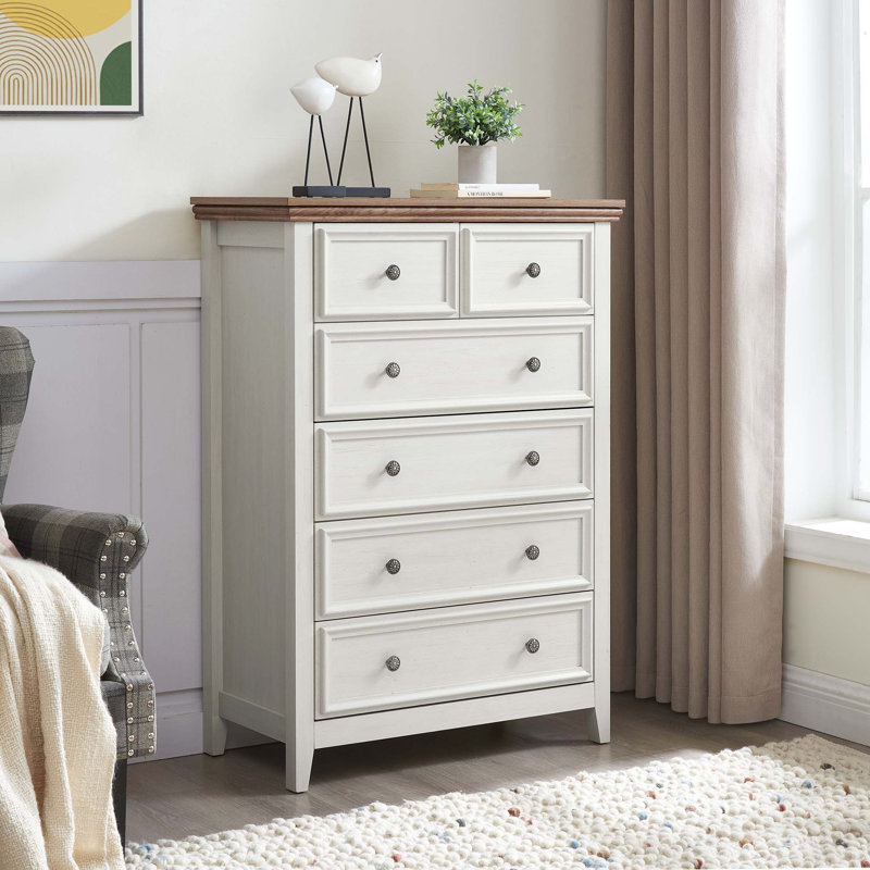 Commode moderne à 6 tiroirs, commode à tiroirs et rangement à vêtements pour le salon