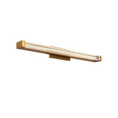Skein 33.38" Dimmable LED Bath Vanity & Wall Light With Crystal Shade And Built In Color Temperature Switch (2700K/3000K/3500K/4000K)