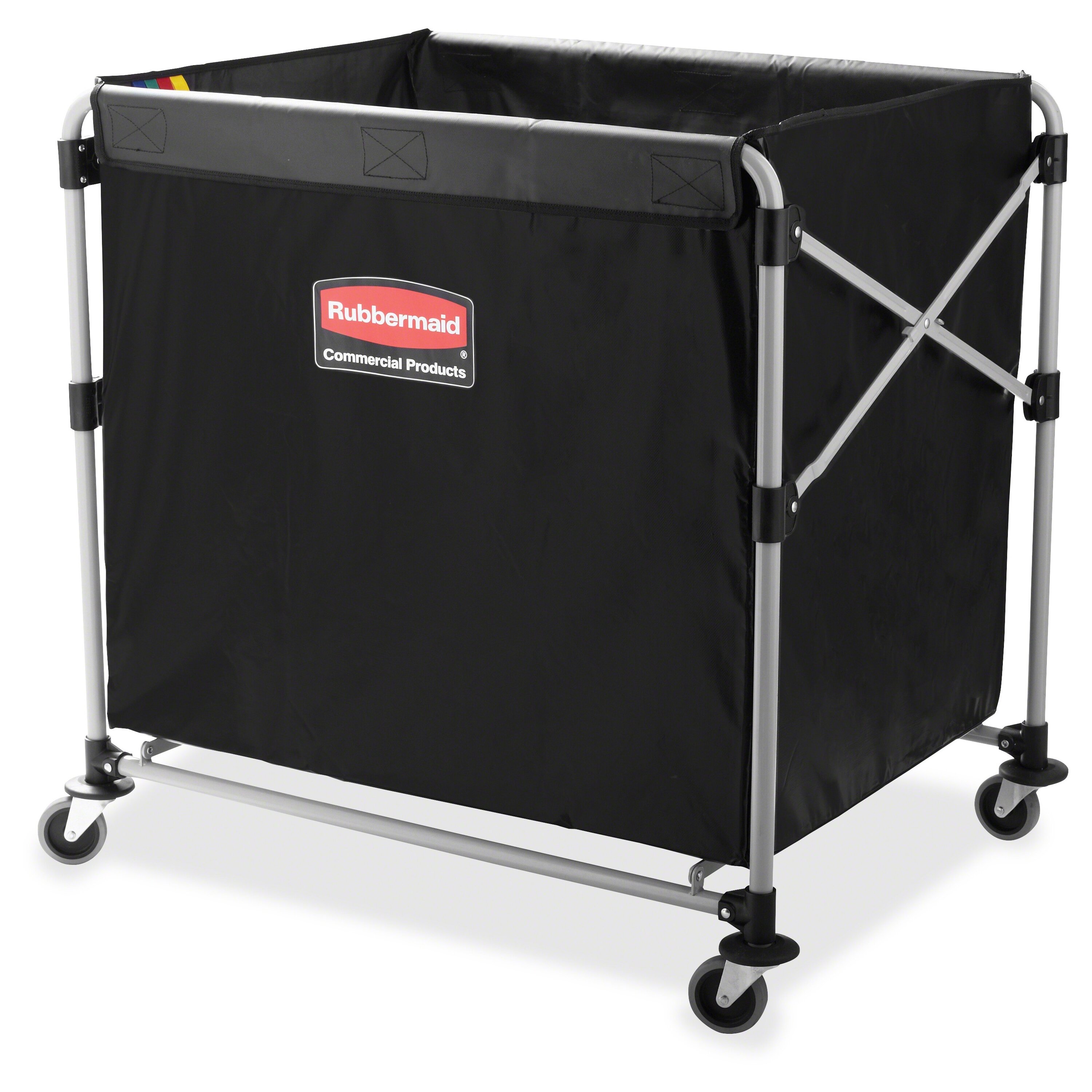 Rubbermaid Commercial Products 34.8'' H x 12.1'' W Utility Cart with Wheels