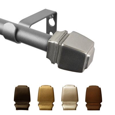 Adjustable Single Curtain Rod