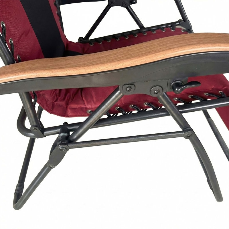 Très grand fauteuil rembourré zéro gravité, Black+Red
