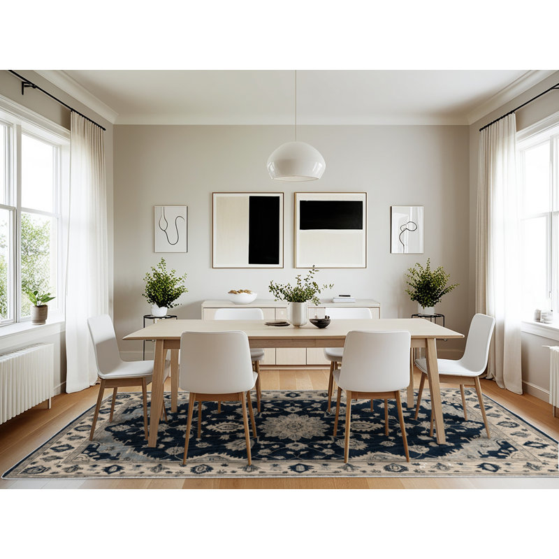 Machine Washable Overdyed Beige Area Rug, Rectangle 7' x 10'