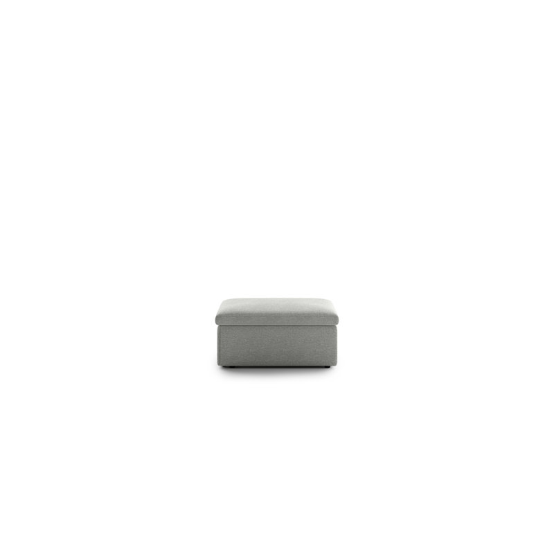 Otto Sleeper Ottoman  - Smoked Birch Top, Taupe