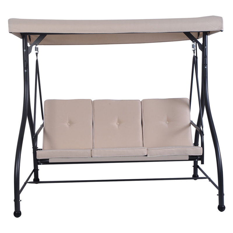 Balancelle de véranda avec support Briggs, Beige