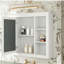 Armoire de salle de bain murale avec miroir 35 po x 27,5 po-120406517